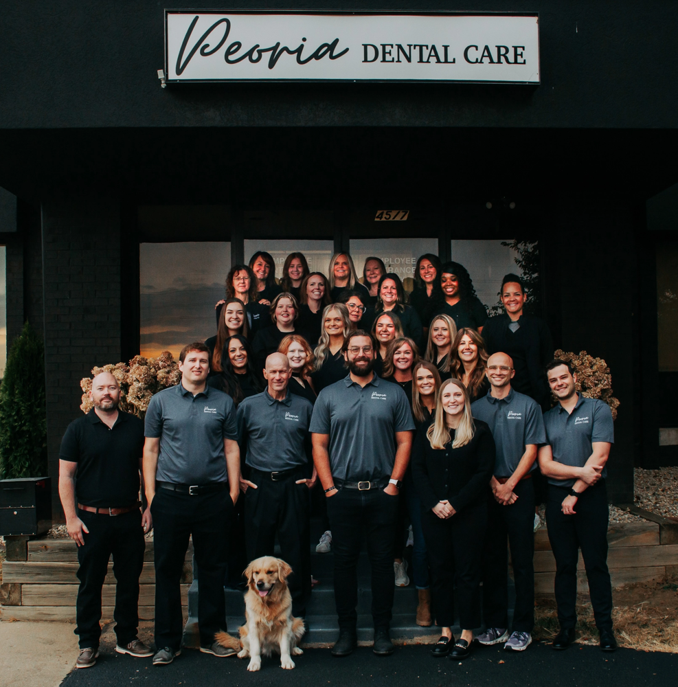 Peoria Dental Care team supporting the Morton practice when needed
